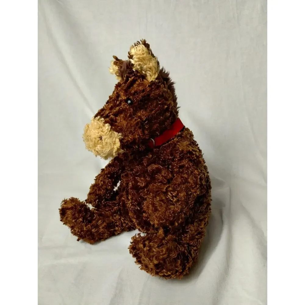 Amela Designs Brown Horse Plush 9-inch Stuffed Animal Toy - Spot in Collar